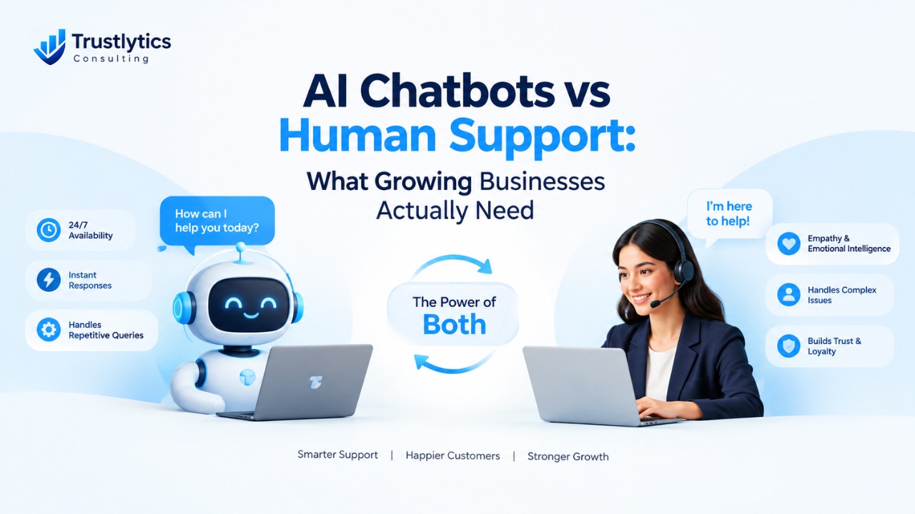 AI Chatbots vs Human Support: What Growing Businesses Actually Need
