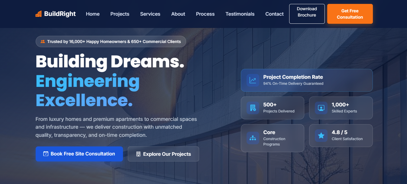 Construction Website