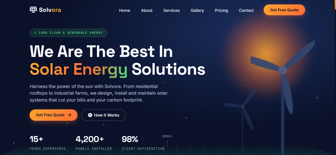 Manufacturing Website
